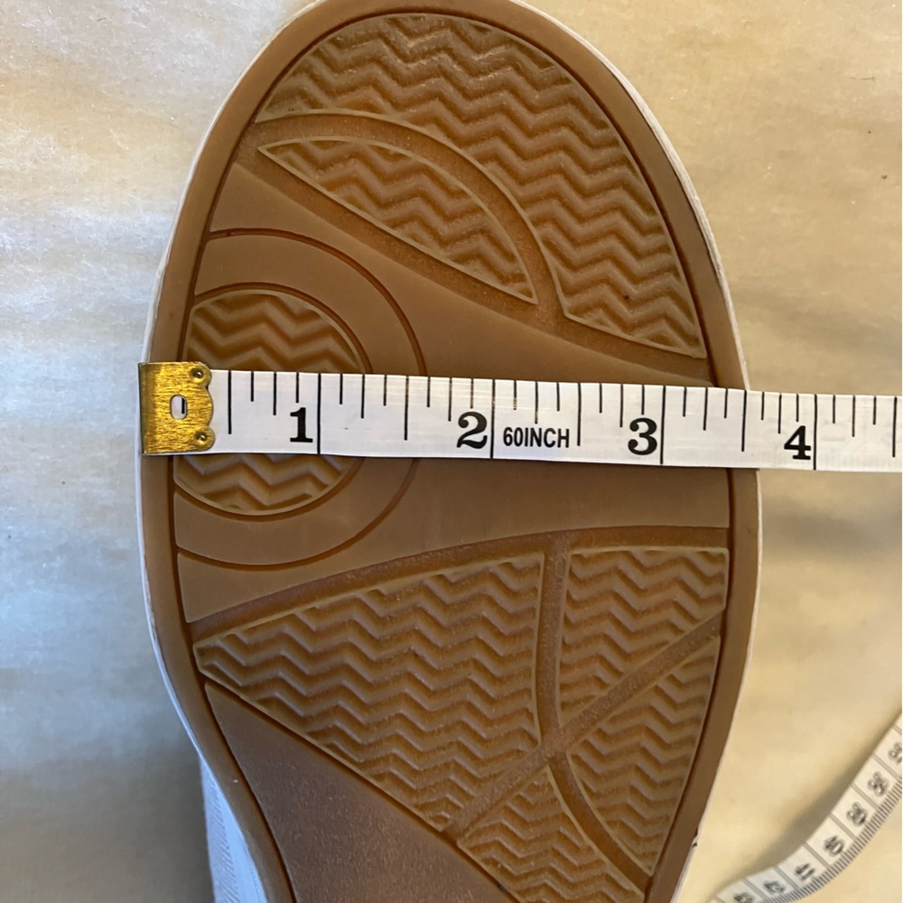 Keds Tan and White Sneakers- Women's 10W - Picture 11 of 11